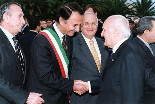 Bari: intervento del Presidente della Repubblica per la deposizione di una corona d'alloro al Sacrario dei Caduti d'Oltremare, in occasione della Giornata dell'Unità Nazionale e delle Forze Armate