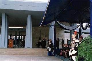 Bari: intervento del Presidente della Repubblica per la deposizione di una corona d'alloro al Sacrario dei Caduti d'Oltremare, in occasione della Giornata dell'Unità Nazionale e delle Forze Armate
