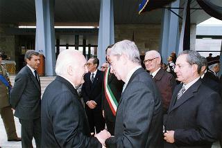 Bari: intervento del Presidente della Repubblica per la deposizione di una corona d'alloro al Sacrario dei Caduti d'Oltremare, in occasione della Giornata dell'Unità Nazionale e delle Forze Armate