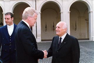 Visita ufficiale in Italia del Presidente della Repubblica d'Islanda Olafur Ragnar Grimsson e signora