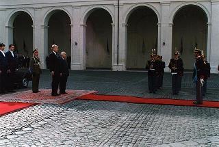 Visita ufficiale in Italia del Presidente della Repubblica d'Islanda Olafur Ragnar Grimsson e signora