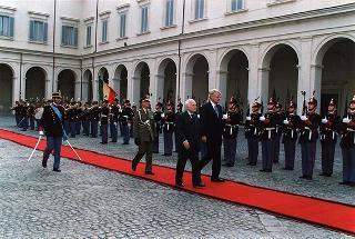 Visita ufficiale in Italia del Presidente della Repubblica d'Islanda Olafur Ragnar Grimsson e signora