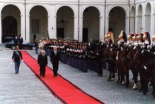 Visita ufficiale in Italia del Presidente della Repubblica d'Islanda Olafur Ragnar Grimsson e signora