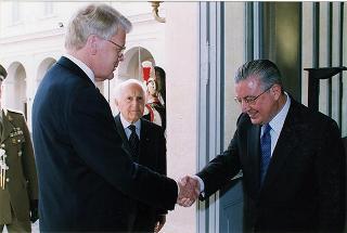 Visita ufficiale in Italia del Presidente della Repubblica d'Islanda Olafur Ragnar Grimsson e signora