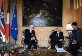 Visita ufficiale in Italia del Presidente della Repubblica d'Islanda Olafur Ragnar Grimsson e signora