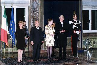 Visita ufficiale in Italia del Presidente della Repubblica d'Islanda Olafur Ragnar Grimsson e signora
