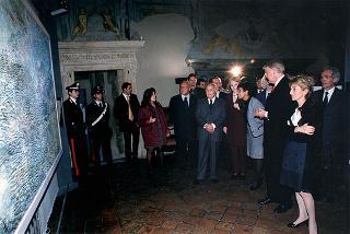Roma, Castel Sant'Angelo: intervento del Presidente della Repubblica, insieme al Presidente dell'Islanda, all'inaugurazione della Mostra "La metafora della natura: quattro pittori islandesi"