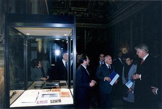 Roma, Castel Sant'Angelo: intervento del Presidente della Repubblica, insieme al Presidente dell'Islanda, all'inaugurazione della Mostra "La metafora della natura: quattro pittori islandesi"