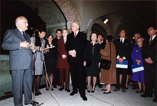 Roma, Castel Sant'Angelo: intervento del Presidente della Repubblica, insieme al Presidente dell'Islanda, all'inaugurazione della Mostra "La metafora della natura: quattro pittori islandesi"
