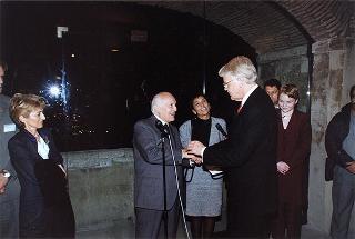 Roma, Castel Sant'Angelo: intervento del Presidente della Repubblica, insieme al Presidente dell'Islanda, all'inaugurazione della Mostra "La metafora della natura: quattro pittori islandesi"
