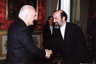Ali Ahani, nuovo ambasciatore della Repubblica Islamica dell'Iran: presentazione lettere credenziali