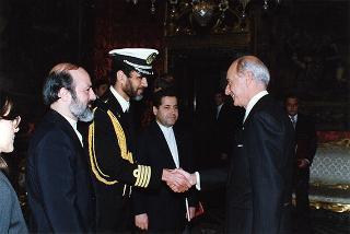 Ali Ahani, nuovo ambasciatore della Repubblica Islamica dell'Iran: presentazione lettere credenziali