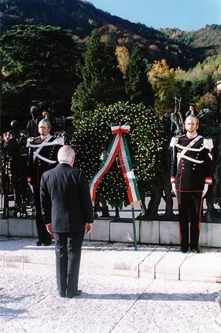 Vittorio Veneto: intervento del Presidente della Repubblica per le celebrazioni dell'80° anniversario della conclusione della I guerra mondiale