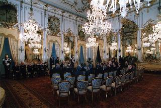 Prof. Luciano Modica, nuovo presidente e direttore della Conferenza dei rettori delle Università italiane, con i rettori degli Atenei italiani