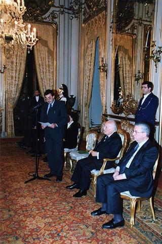 Prof. Luciano Modica, nuovo presidente e direttore della Conferenza dei rettori delle Università italiane, con i rettori degli Atenei italiani