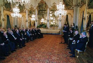 Prof. Luciano Modica, nuovo presidente e direttore della Conferenza dei rettori delle Università italiane, con i rettori degli Atenei italiani