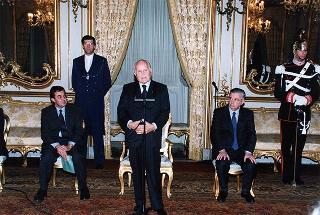 Prof. Luciano Modica, nuovo presidente e direttore della Conferenza dei rettori delle Università italiane, con i rettori degli Atenei italiani
