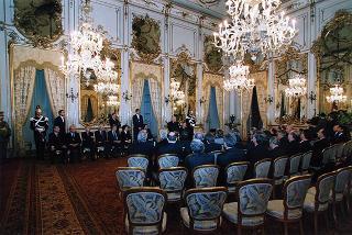 Prof. Luciano Modica, nuovo presidente e direttore della Conferenza dei rettori delle Università italiane, con i rettori degli Atenei italiani