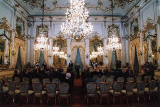 Prof. Luciano Modica, nuovo presidente e direttore della Conferenza dei rettori delle Università italiane, con i rettori degli Atenei italiani