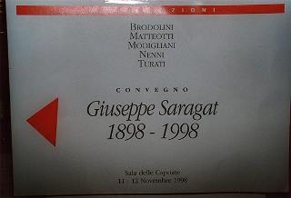 Roma, Biblioteca della Camera dei Deputati: intervento del Presidente della Repubblica al Convegno "Giuseppe Saragat 1898-1998"