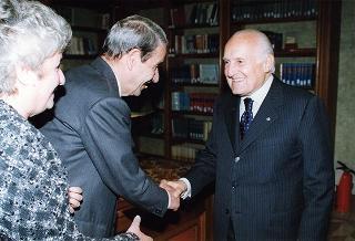 Roma, Biblioteca della Camera dei Deputati: intervento del Presidente della Repubblica al Convegno "Giuseppe Saragat 1898-1998"
