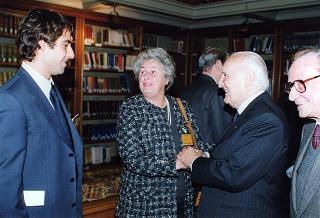 Roma, Biblioteca della Camera dei Deputati: intervento del Presidente della Repubblica al Convegno "Giuseppe Saragat 1898-1998"