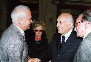 Roma, Biblioteca della Camera dei Deputati: intervento del Presidente della Repubblica al Convegno "Giuseppe Saragat 1898-1998"