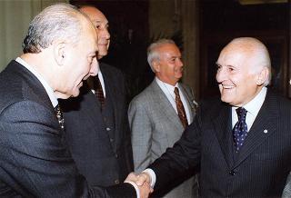 Roma, Biblioteca della Camera dei Deputati: intervento del Presidente della Repubblica al Convegno "Giuseppe Saragat 1898-1998"