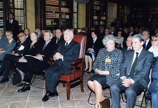 Roma, Biblioteca della Camera dei Deputati: intervento del Presidente della Repubblica al Convegno "Giuseppe Saragat 1898-1998"