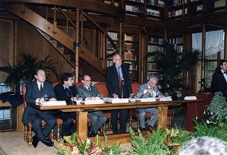 Roma, Biblioteca della Camera dei Deputati: intervento del Presidente della Repubblica al Convegno "Giuseppe Saragat 1898-1998"