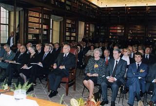 Roma, Biblioteca della Camera dei Deputati: intervento del Presidente della Repubblica al Convegno "Giuseppe Saragat 1898-1998"