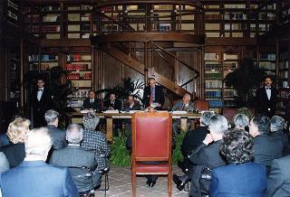 Roma, Biblioteca della Camera dei Deputati: intervento del Presidente della Repubblica al Convegno "Giuseppe Saragat 1898-1998"