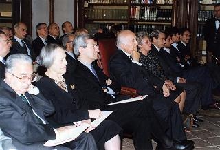 Roma, Biblioteca della Camera dei Deputati: intervento del Presidente della Repubblica al Convegno "Giuseppe Saragat 1898-1998"