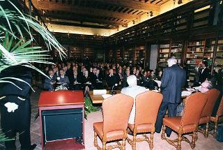 Roma, Biblioteca della Camera dei Deputati: intervento del Presidente della Repubblica al Convegno "Giuseppe Saragat 1898-1998"
