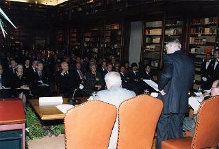 Roma, Biblioteca della Camera dei Deputati: intervento del Presidente della Repubblica al Convegno "Giuseppe Saragat 1898-1998"
