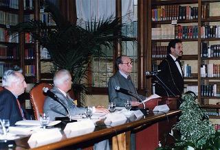 Roma, Biblioteca della Camera dei Deputati: intervento del Presidente della Repubblica al Convegno "Giuseppe Saragat 1898-1998"