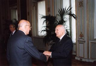 On. Giorgio Napolitano e consorte, prof. Giovanni Maria Flick e consorte, prof. Paolo Costa