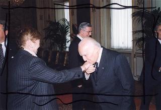 On. Giorgio Napolitano e consorte, prof. Giovanni Maria Flick e consorte, prof. Paolo Costa