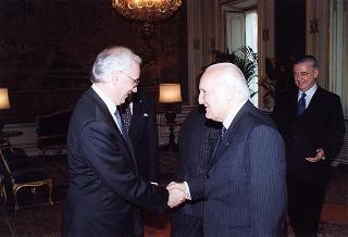 On. Giorgio Napolitano e consorte, prof. Giovanni Maria Flick e consorte, prof. Paolo Costa