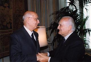 On. Giorgio Napolitano e consorte, prof. Giovanni Maria Flick e consorte, prof. Paolo Costa