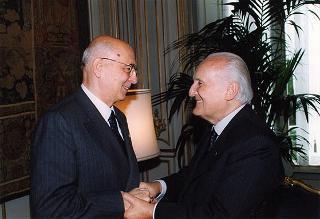 On. Giorgio Napolitano e consorte, prof. Giovanni Maria Flick e consorte, prof. Paolo Costa