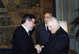On. Giorgio Napolitano e consorte, prof. Giovanni Maria Flick e consorte, prof. Paolo Costa