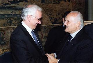 On. Giorgio Napolitano e consorte, prof. Giovanni Maria Flick e consorte, prof. Paolo Costa