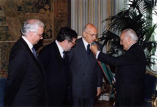 On. Giorgio Napolitano e consorte, prof. Giovanni Maria Flick e consorte, prof. Paolo Costa