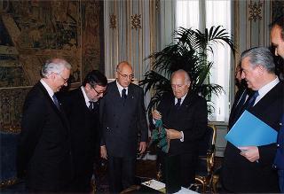 On. Giorgio Napolitano e consorte, prof. Giovanni Maria Flick e consorte, prof. Paolo Costa
