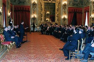 Prof. Marcello Panettoni, presidente dell'Unione delle Province d'Italia, con i vertici del sodalizio, in occasione del 90° anniversario di costituzione dell'UPI