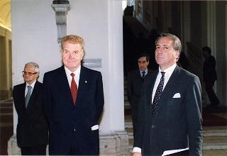 Roma, Palazzo Corsini: intervento del Presidente della Repubblica all'Adunanza Pubblica a classi riunite dell'Accademia Nazionale dei Lincei per l'inaugurazione dell'anno accademico 1998-1999