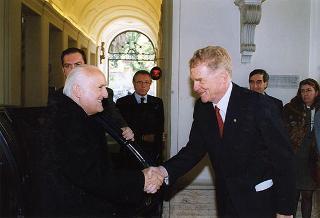 Roma, Palazzo Corsini: intervento del Presidente della Repubblica all'Adunanza Pubblica a classi riunite dell'Accademia Nazionale dei Lincei per l'inaugurazione dell'anno accademico 1998-1999