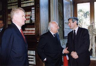 Roma, Palazzo Corsini: intervento del Presidente della Repubblica all'Adunanza Pubblica a classi riunite dell'Accademia Nazionale dei Lincei per l'inaugurazione dell'anno accademico 1998-1999