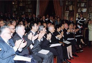 Roma, Palazzo Corsini: intervento del Presidente della Repubblica all'Adunanza Pubblica a classi riunite dell'Accademia Nazionale dei Lincei per l'inaugurazione dell'anno accademico 1998-1999